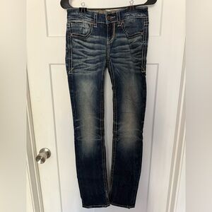 Buckle Women's Straight Leg Jeans - Dark Blue